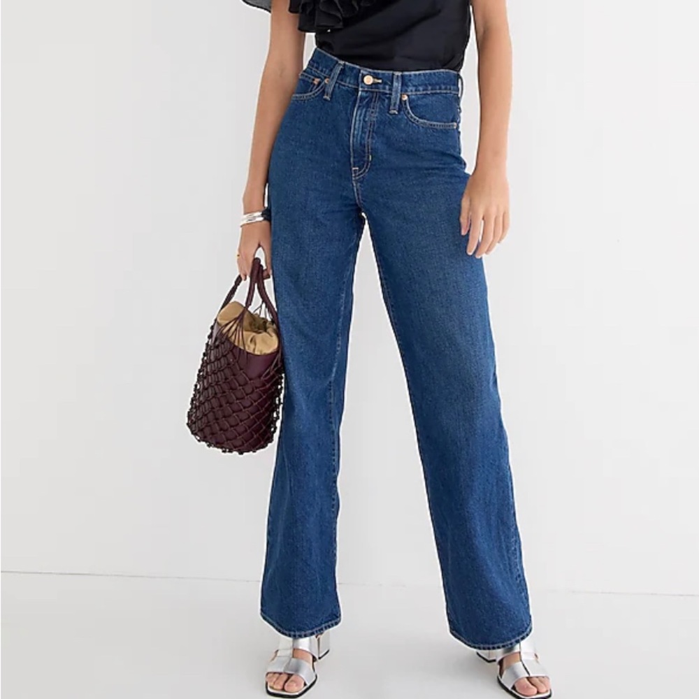 J Crew Wide Leg Jeans